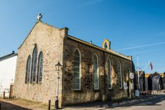 The delightful historic church houses the museum
