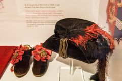 Traditional hat and shoes worn by Hastings 'barons'
