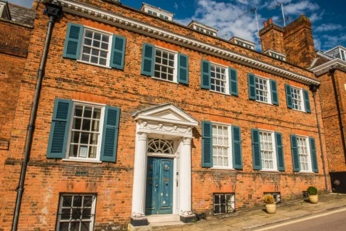 A Georgian house on Fore Street with false windows