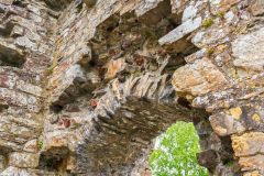 Medieval doorway arch in the priory church