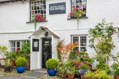 A colourful Hawkshead tearoom