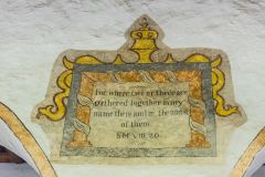 Another painted and framed Biblical text