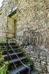 The external stone stair