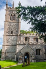 The striking west tower