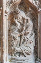 Another figure of a sleeping soldier