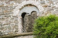 Romanesque window, north-east tower