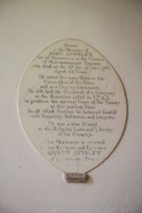 John Aynsley memorial, 1761