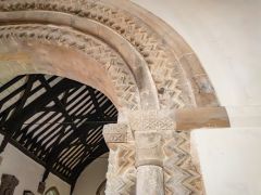 Another look at the 12th-century chancel arch carving
