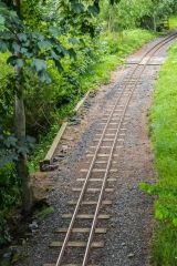 The rail line at Heatherslaw