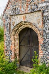 The 15th century brick porch