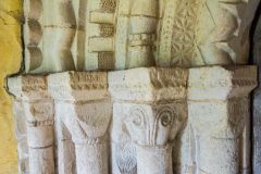 Carved capitals on the south doorway