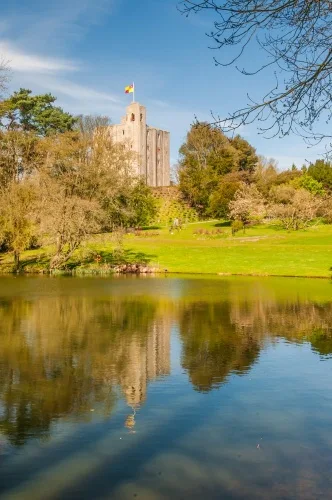 Another view of the castle exterior
