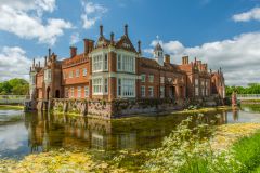 Helmingham Hall Gardens, Moated Helmingham Hall from the south-east