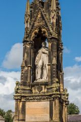 The ornately-carved market cross