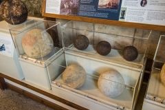 Civil War cannonballs found in the ditch