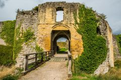 The barbican entrance