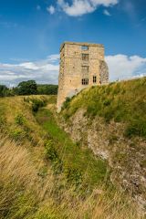The ditch and west range