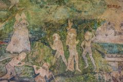 St Christopher being scourged