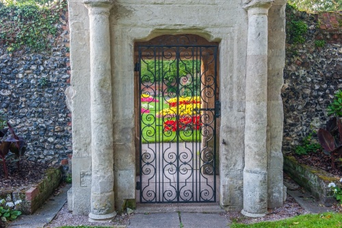 The Tower's ground floor and garden entrance