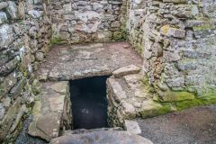 Another view of the burial vault