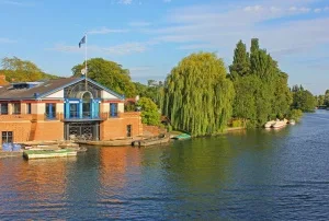 The River Thames and boathouse (c) Wayland Smith