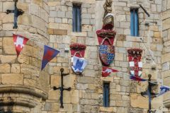 Henry VII Experience, Coats of arms on the Micklegate Bar exterior