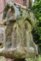 The churchyard cross lantern head