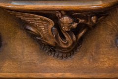 14th-century wyvern misericord