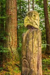 Another view of the North American totem pole