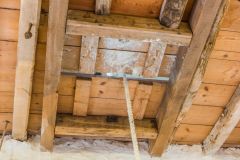 The sack hoist and trap door