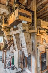 The restored milling machinery