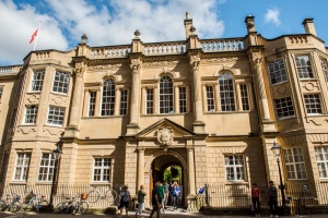 The Catte Street facade of Hertford College