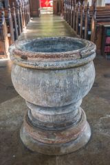 Heydon, St Peter & St Paul Church, The 13th century circular font
