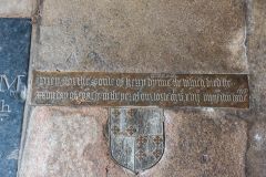 Heydon, St Peter & St Paul Church, Henry Dynne brass, 1607