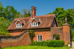 One of the lodge gatehouses to Heydon Hall