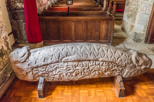 The Viking hogback tombstone