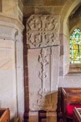 A 13th-century floriated grave slab