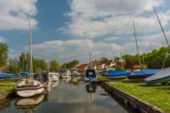 Boats on Hickling Broad