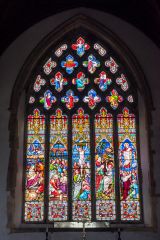 The 1862 east window with glass by Ward & Hughes
