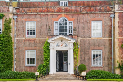 The house entrance