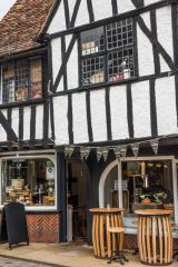Hitchin, A timber-framed shop on Market Place