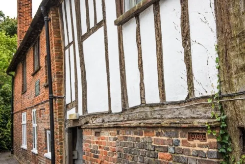 The Biggin almshouse, a former 14th-century priory