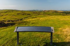 Looking north to the mountains of the Lake District