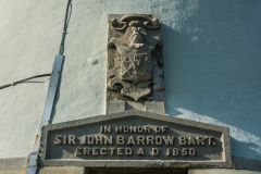 The dedication plaque