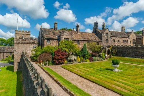 The house and formal gardens