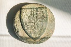 14th century copper weight for weighing salt