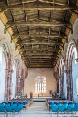 The abbey church interior