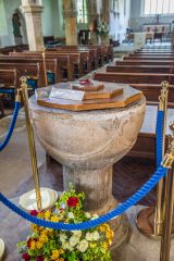 The 12th century Norman font