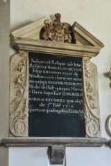 Elizabeth Newdigate memorial, 1710