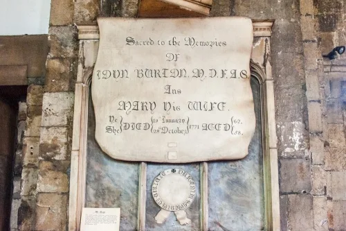 Dr John Burton memorial ('Dr Slop')